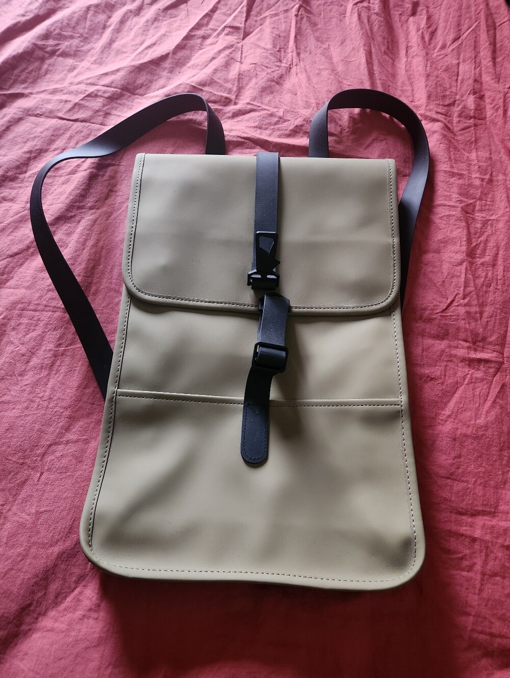 RAINS Backpack GREEN WATERPROOF BAG